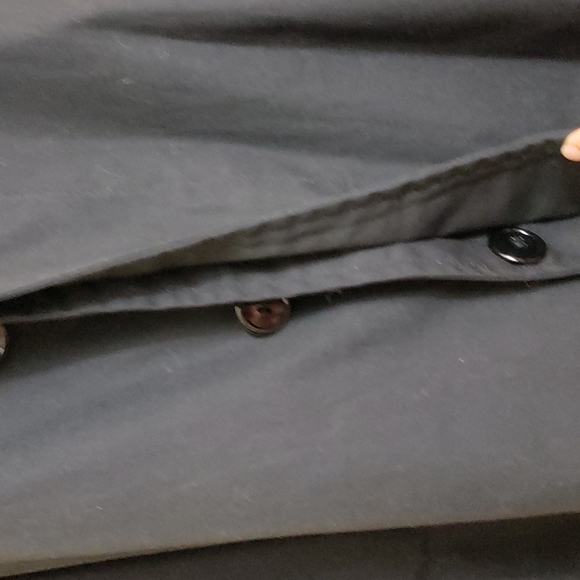 DSCP overcoat/trenchcoat Dark Navy blue, button up, size 44R - Picture 9 of 13